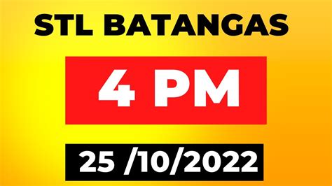 batangas stl result today|STL Batangas Online .